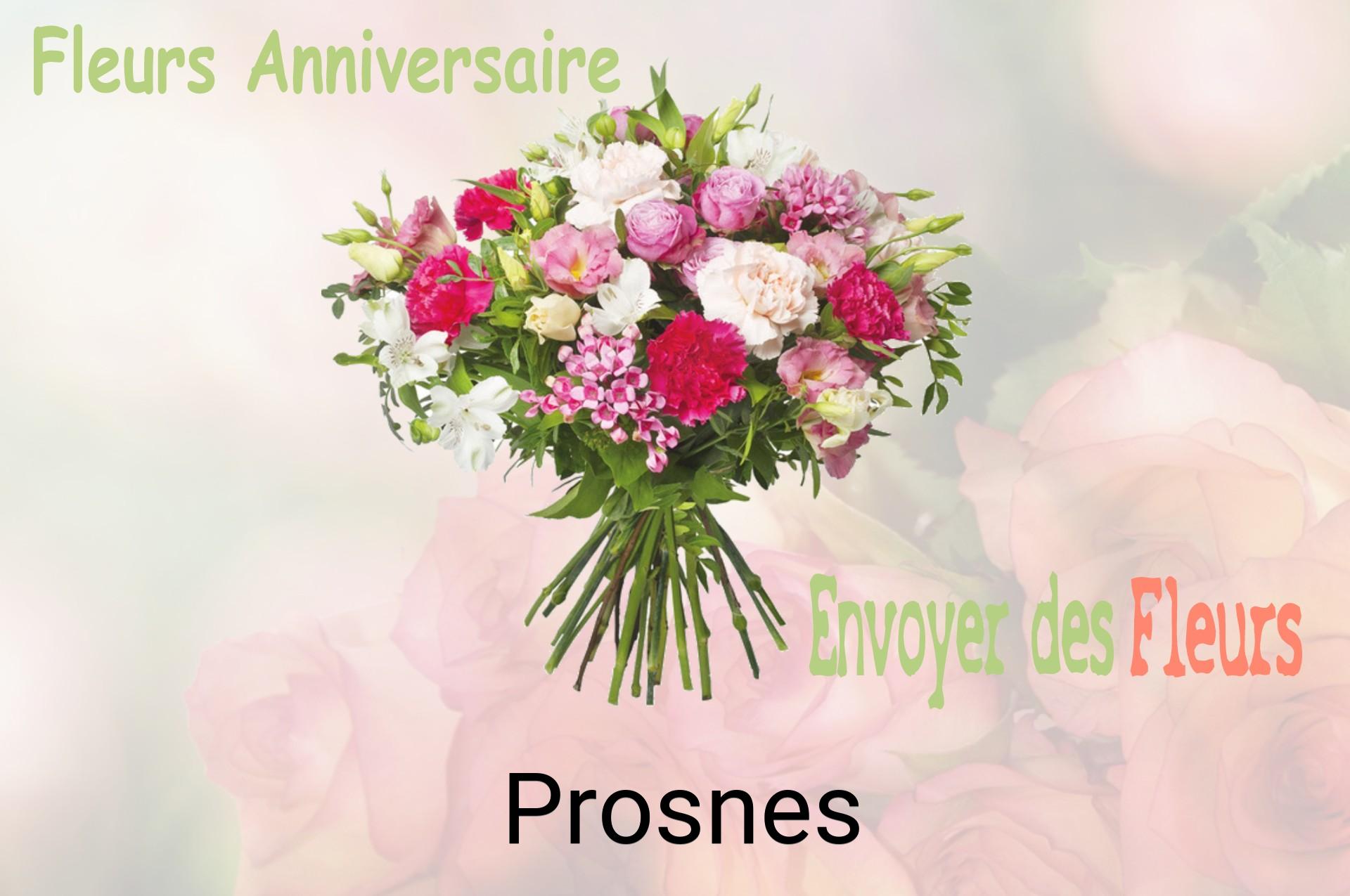 Bouquet de fleurs d’anniversaire livré à Prosnes